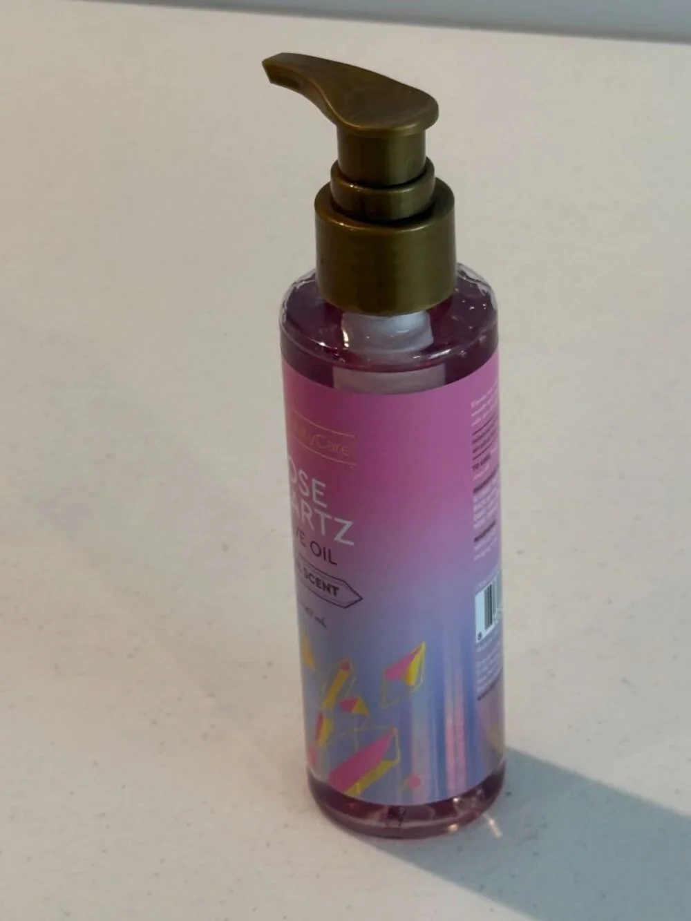 Global Beauty Care Rose Quartz Shave Oil Floral Scent 5 oz Hydrating